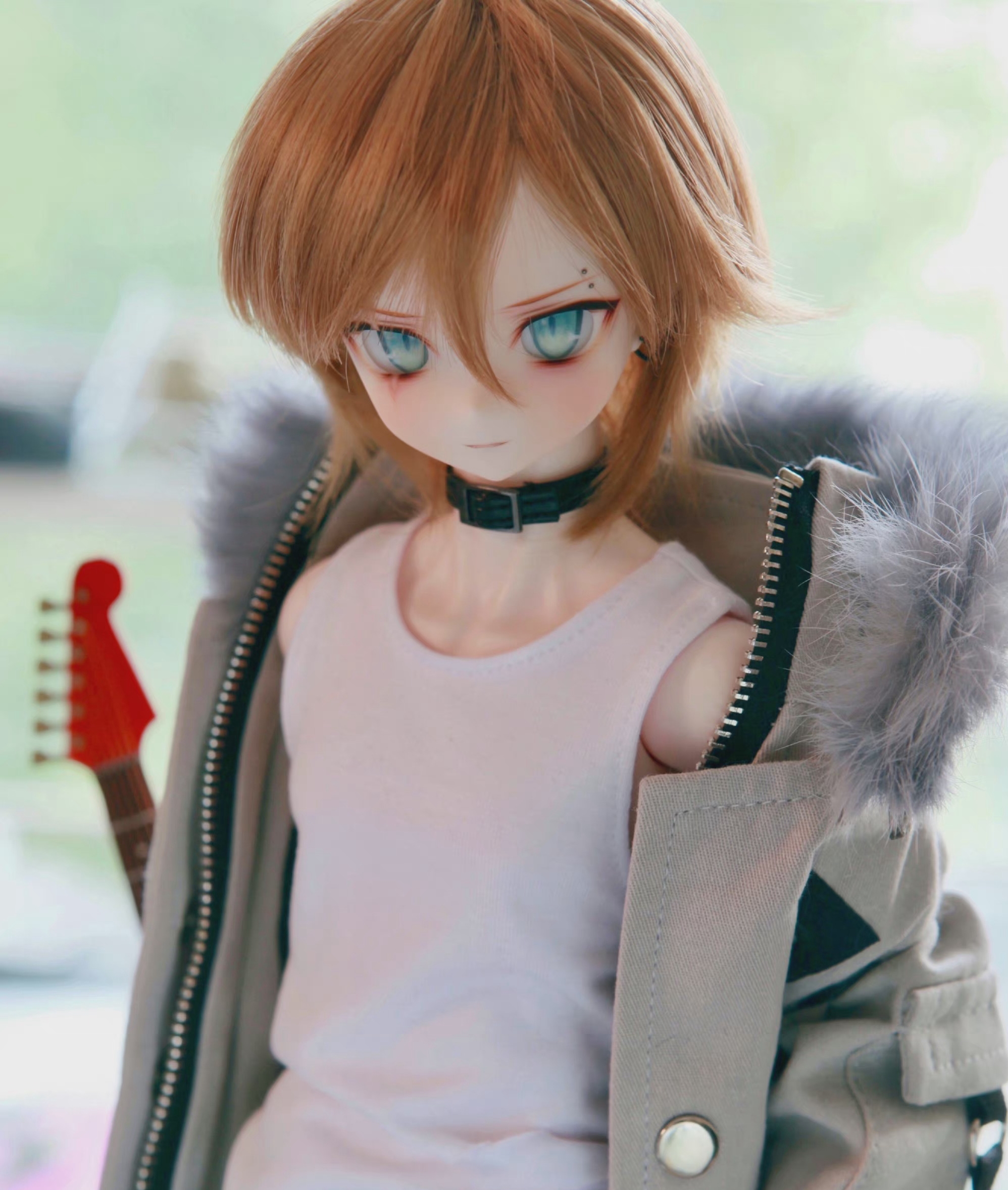 Anime face doll Yui 1/4 bjd - Click Image to Close